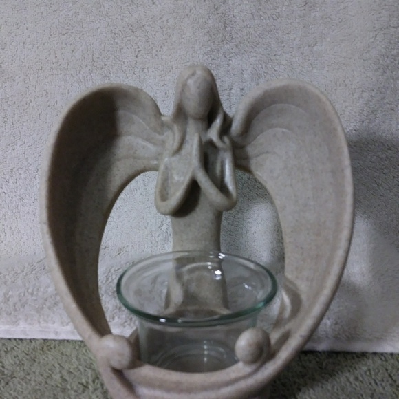 Romantic Rose and peacock votive holder - Picture 2 of 3